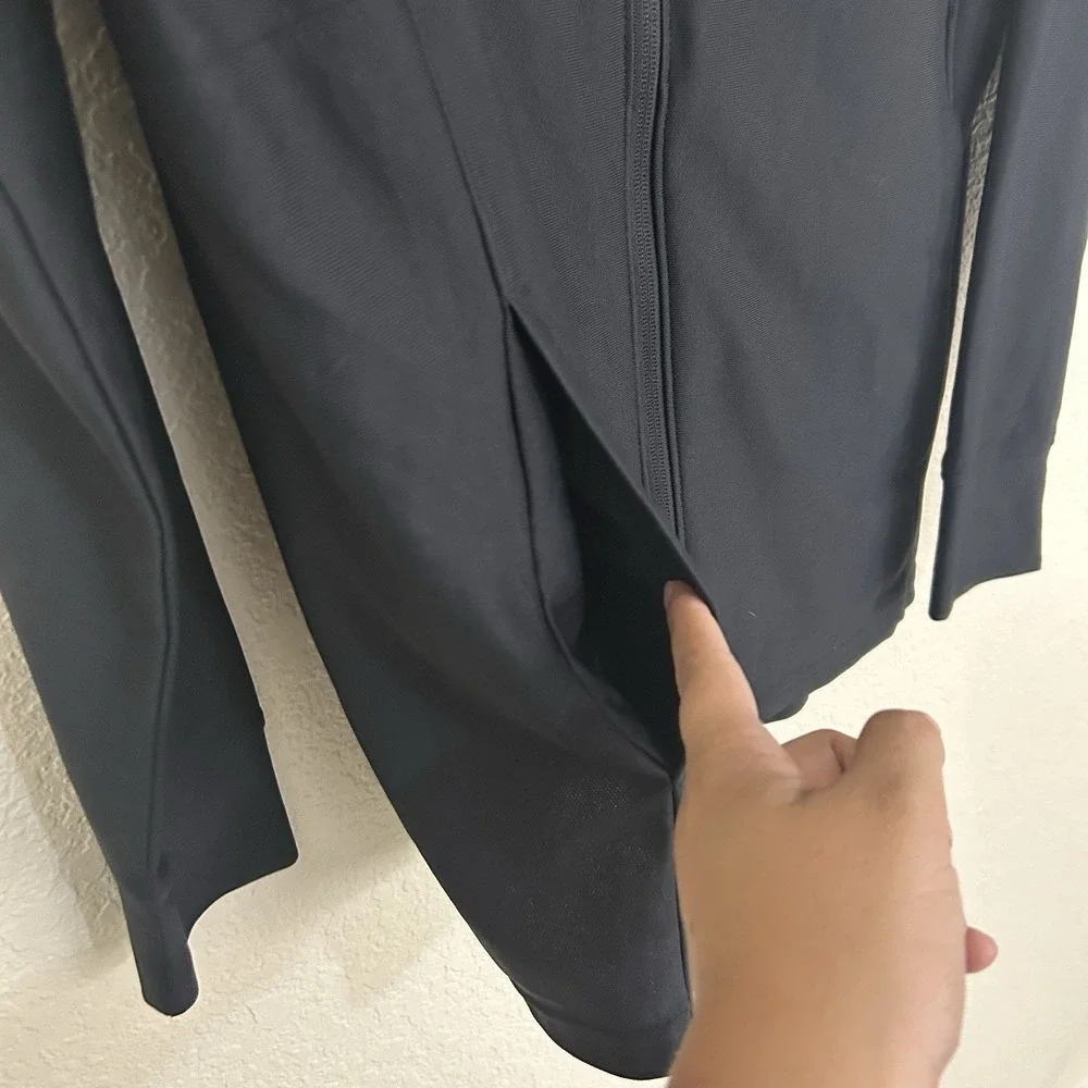 Mens Under Armour UA Challenger Jacket Medium Black Full Zip Fitted Soccer Track